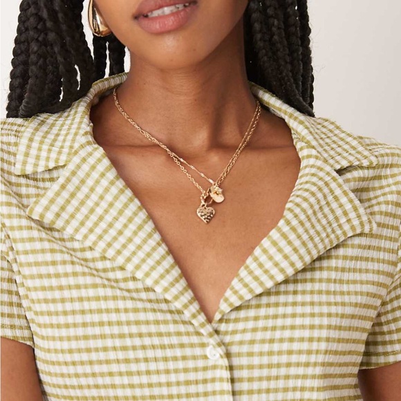 Green Gingham Matching Set - Picture 3 of 4